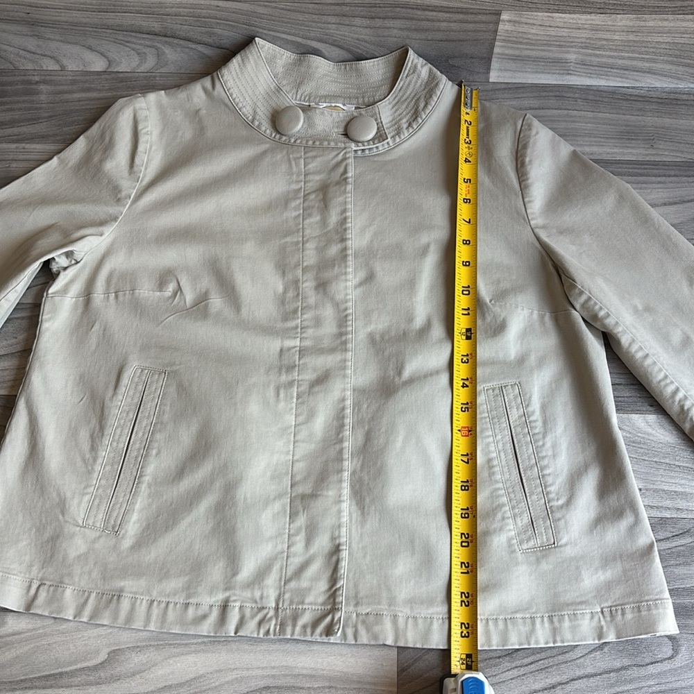 💚Talbots Khaki Stretch Jacket - Picture 12 of 16